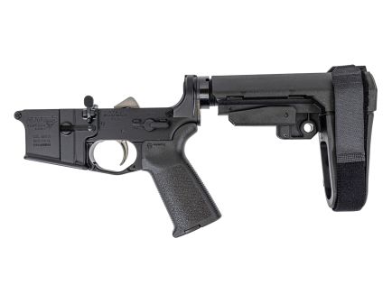 DPMS MOE Panther Polished Trigger SBA3 Lower, Black