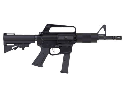 DPMS 7.5" "Kitty Kat" G9 9MM A1 Slick Side Tube Handguard CAR Blade Brace Pistol, Black