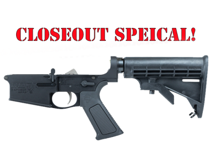 DR-10 Lower w/ PPT & Over Molded Grip
