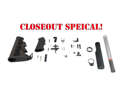 DPMS 9mm Classic with Panther Polished Trigger Pistol Lower Build Kit, Black