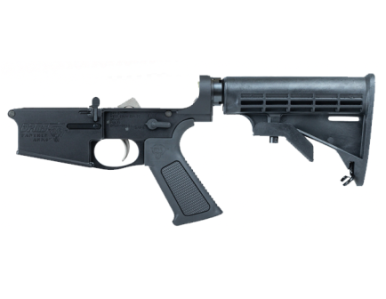 DPMS DR-10 Lower with Panther Polished Trigger with Over Molded Grip, Black