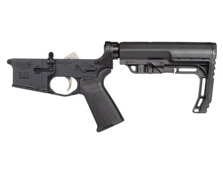 DPMS DP-15 Minimalist Lower with MOE Grip & Panther Polished Trigger, Black